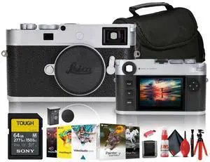 Leica M11-P Rangefinder Camera (Silver) (202-14) + 64GB Memory Card + Bag + More