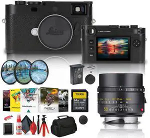 Leica M11-P Rangefinder Camera (Black) (202-11) + Leica 50mm f/1.4 Lens + More
