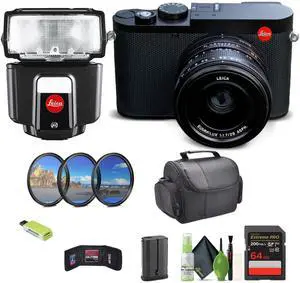Leica Q3 Compact Digital Camera, 60MP Full-Frame BSI CMOS Sensor Bundle Leica Q3 Compact Digital Camera, 60MP Full-Frame BSI CMOS Sensor Bundle