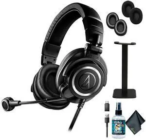 Audio-Technica ATH-M50xSTS-USB StreamSet Headset with USB Connector, Bundle