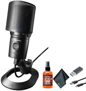 Audio-Technica AT2020USB-XP Cardioid Condenser USB Microphone, Bundle