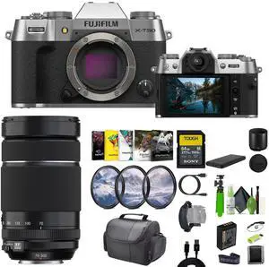 Fujifilm X-T50 Mirrorless Digital Camera + XF 70-300mm Lens + Bag + Tripod +More