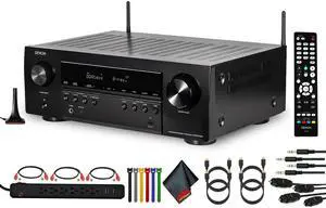 Denon S-Series AVR-S770H 7.2-Channel Network A/V Receiver Bundle