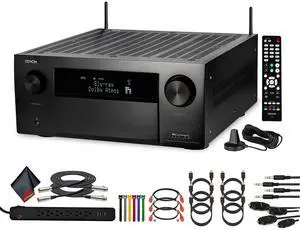 Denon AVR-A1H 15.4-Channel Network A/V Receiver Bundle
