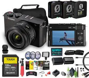 Panasonic Lumix S9Camera with 18-40mm f/4.5-6.3 Lens(Black), 128GB Memory Card