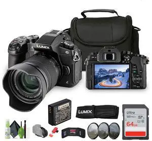Panasonic Lumix DMC-G85 Digital Camera With 12-60MM Lens, 64GB SDXC Memory Card