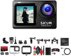 SJCAM SJ8 Dual Screen Action Camera Bundle