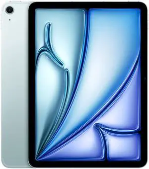 Apple iPad Air 11-inch (M2): Built for Apple Intelligence, Liquid Retina Display, 1TB, 12MP Front/Back Camera, Wi-Fi 6E + 5G Cellular, Touch ID, All-Day Battery Life - Blue