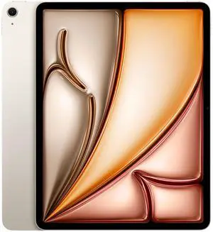 Apple iPad Air 13-inch with M3 chip Built for Apple Intelligence, Liquid Retina Display, 1TB, 12MP Front/Back Camera, Wi-Fi 6E, Touch ID, All-Day Battery Life - Starlight
