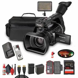 Panasonic AG-AC160 AVCCAM HD Camcorder Dual SD Card Slots, 1080p/60p Recording + More