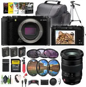 Fujifilm X-M5 Mirrorless Camera Body + XF 16-55mm f/2.8 R LM WR II Lens + More