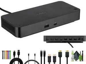 Dell WD25 Pro Dock  USB-C Docking Station Bundle with Accessories