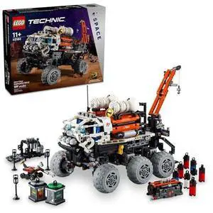 LEGO Technic Mars Crew Exploration Rover Building Set, Space Gift for Boys and Girls, Science Project, NASA Inspired Toy, Advanced Building Kit for Kids Ages 10 and Up, 42180
