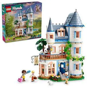 LEGO Friends Castle Bed and Breakfast Hotel Playset for Kids Ages 12 and Up, with 4 Mini Dolls, a Dog Toy Figure and Accessories, Castle Toy Gift Idea for Girls, Boys and Teens, 42638