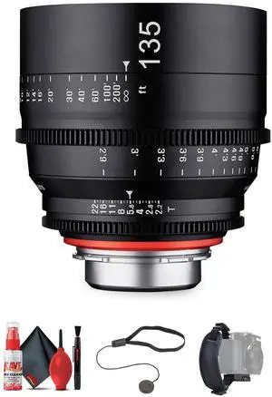 Rokinon Xeen 135mm T2.2 Lens with Nikon F Mount Bundle