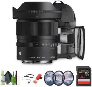 Sigma 12mm f/1.4 DC Contemporary (Sony E) Bundle 1