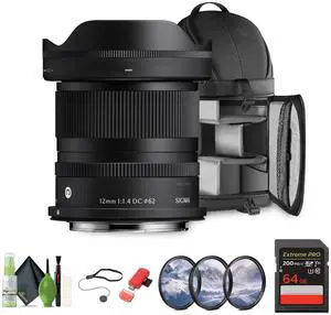 Sigma 12mm f/1.4 DC Contemporary (Canon RF) Bundle 1