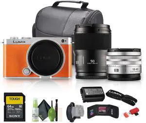 Panasonic Lumix S9 Mirrorless Camera with 18-40mm f/4.5-6.3 Lens (Orange)