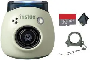 FUJIFILM INSTAX PAL Digital Camera (Pistachio Green), MicroSDHC Memory Card