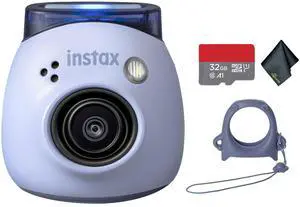 FUJIFILM INSTAX PAL Digital Camera (Lavender Blue), MicroSDHC Memory Card