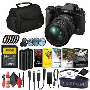 Fujifilm X-T5 Mirrorless Digital Camera XF16-80mm Lens Bundle+Accessories- Black