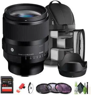 Sigma 35mm f/1.2 DG II Art Lens (L-Mount) Bundle 1