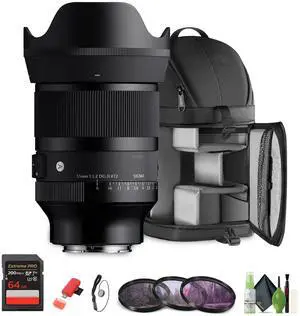 Sigma 35mm f/1.2 DG II Art Lens (Sony E) Bundle 1