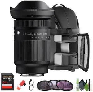 Sigma 20-200mm f/3.5-6.3 DG  Lens (Sony E)  Bundle 1