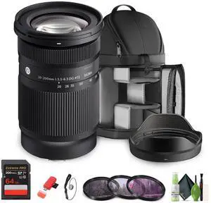 Sigma 20-200mm f/3.5-6.3 DG Lens (L-Mount) Bundle 1
