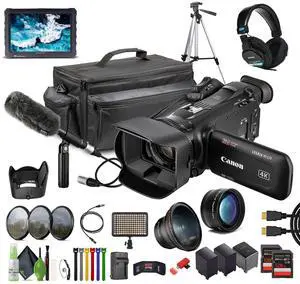 Canon LEGRIA HF G70 PAL UHD 4K Camcorder + 2x 128GB Memory Card + Tripod + More