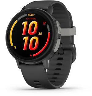 Garmin Bounce 2, Kids Smartwatch with Calling, Messaging and Location Tracking Features, Slate Gray