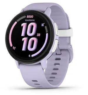 Garmin Bounce 2, Kids Smartwatch with Calling, Messaging and Location Tracking Features, Light Purple
