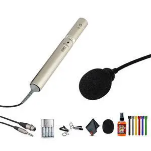 Sony ECM-66B Compact Lavalier Condenser Microphone  Unidirectional XLR Lapel Mic | More