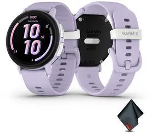 Garmin Bounce 2, Kids Smartwatch, Light Purple, Microfiber Cleaning Cloth