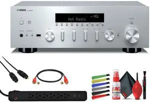 Yamaha R-N600A 2.1-Channel Network A/V Receiver(Silver), Stanley Surge Protector