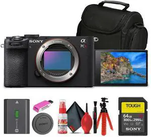 Sony Alpha 7CR Mirrorless Full-Frame Interchangeable Lens Hybrid Camera Bundle