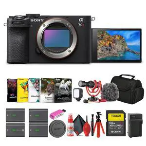 Sony Alpha 7CR Mirrorless Full-Frame Interchangeable Lens Hybrid Camera Bundle