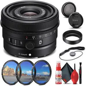 Sony FE 24mm f/2.8 G Lens + Filter Kit + Cap Keeper + Cleaning Kit