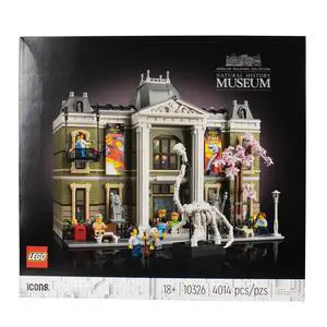 LEGO Icons Natural History Museum Building Kit for Adults, Build and Display Gift Idea for Lovers of Museums, Dinosaurs, Science and Geology, Addition to The Modular Buildings Collection, 10326
