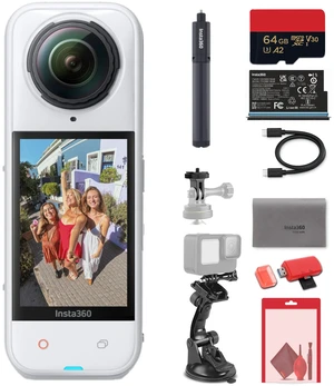 Insta360 X5 8K 360 Waterproof Action Camera (White) Insta360 X5 8K 360 Waterproof Action Camera (White)