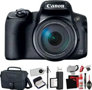 Canon PowerShot SX70 HS Digital Camera (International Model) with Extra Accessory Bundle