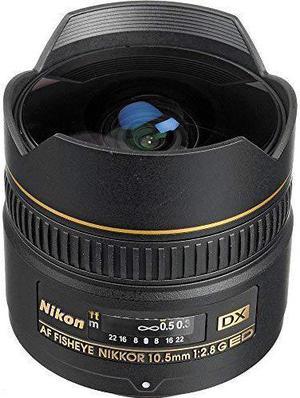Refurbished Nikon AF DX NIKKOR 105mm f28G ED Fixed Zoom Fisheye Lens with Auto Focus for Nikon DSLR Cameras International Version