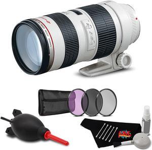 Canon EF 70-200mm f/2.8L USM Lens Accessory Bundle International Model