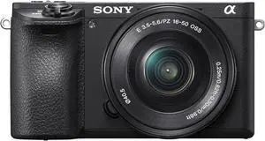 Sony Alpha a6500 Mirrorless Digital Camera Bundle with 2.95" LCD, Black (ILCE6500KIT)