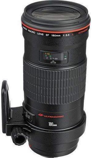 Canon EF 180mm f3.5L Macro USM AutoFocus Telephoto Lens for Canon SLR Cameras International Version (No Warranty)