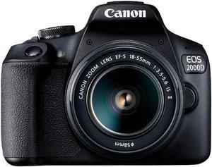 Canon EOS 2000D (Rebel T7) DSLR Camera + 18-55mm III Kit