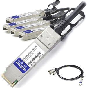 AXIOM 40GBASE-CR4 QSFP+ TO 4 10GBASE-CU SFP+ ACTIVE DAC JUNIPER COMPATIBLE 5M