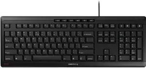 CHERRY AMERICAS LLC JK-8500EU-2 CORDED-BLACK, 18, ULTRASLIM , US INTL 104 LAYOUT W/ 10 ADDITIONAL HOTKEYS. USB,