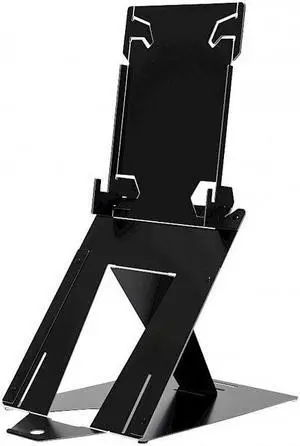 R-GO Duo Tablet Riser & Adjustable Laptop Stand - Black