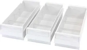 Ergotron SV Replacement Drawer Kit, Triple (3 Small Drawers) - 12 Compartment(s) - 3 Drawer(s) - -